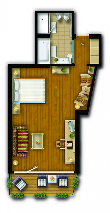 Junior suite vista parco