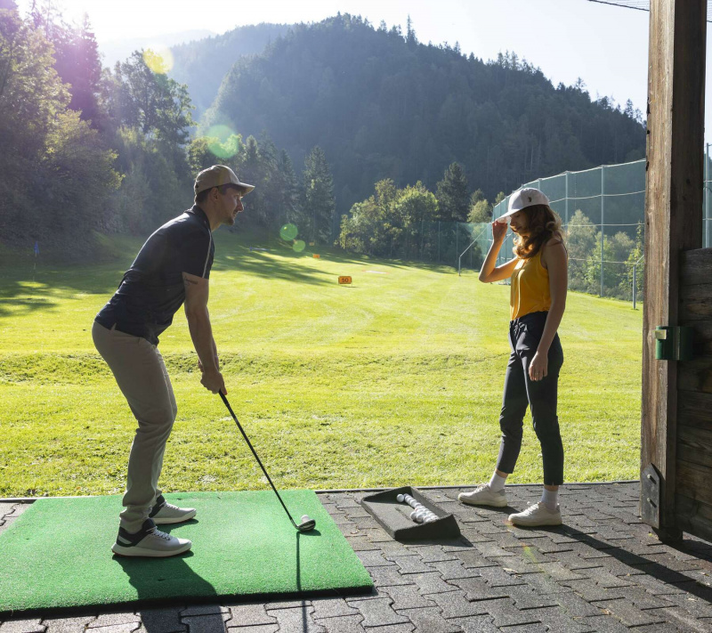 Golfing